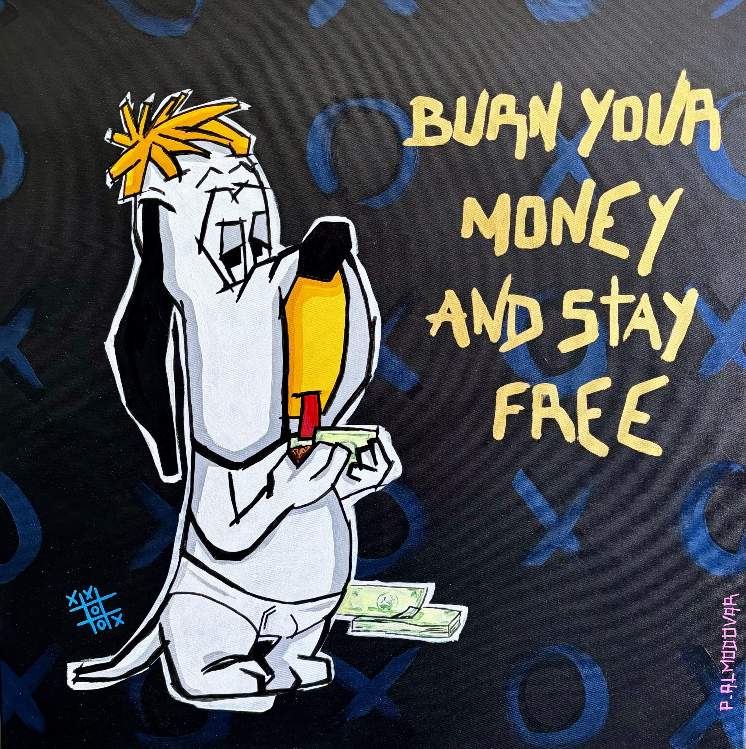 Burn Money and stay free